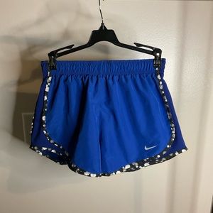 Blue/Black/Floral Nike Track Shorts